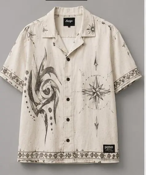 tattoo print shirt